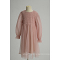 Pink Sheer Soft Chiffon Dress